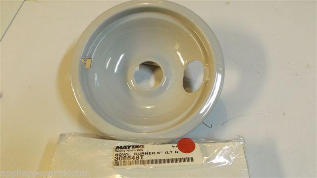 WHIRLPOOL AMANA STOVE 308648T BOWL-DRIP 6 WHIRLPOOL AMANA STOVE 308648T BOWL-DRIP 6